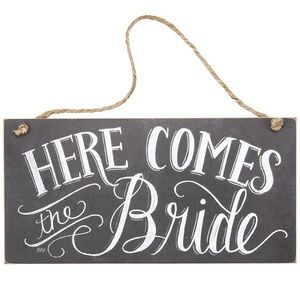 Here Comes The Bride Sign-Perfect for Ring Bearer!